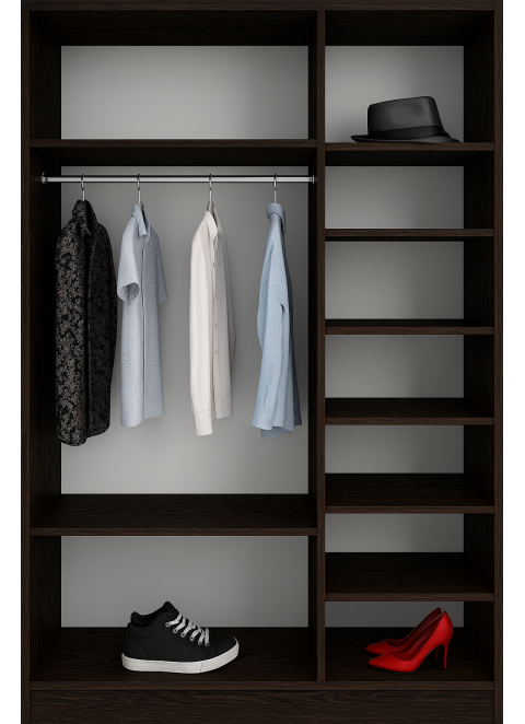 Гардеробна CLS- 1 1000x2000x450 Дуб Бароко Рістретто